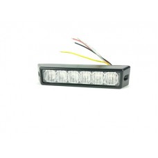 Villogólámpa kiegészítő mini 6LED sárga 12-24V 18 funkciós