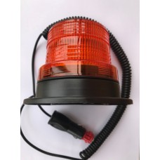 Villogó lámpa sziréna LED mágnes. 12-24V
