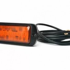 Villogólámpa kiegészítő 30LED sárga 12/24V 2 funkciós 