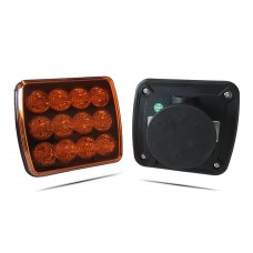 Villogólámpa kiegészítő ledes sárga tölthető