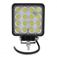 Munkalámpa LED szögletes 48W 12-24V