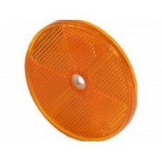 Prizma 80mm kör fúrt öntapadós sárga