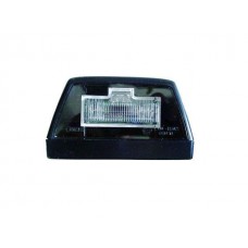 Fekete rendszám lámpa nagy LED 12V